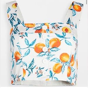 Amanda Uprichard Spade Top in Peaches
